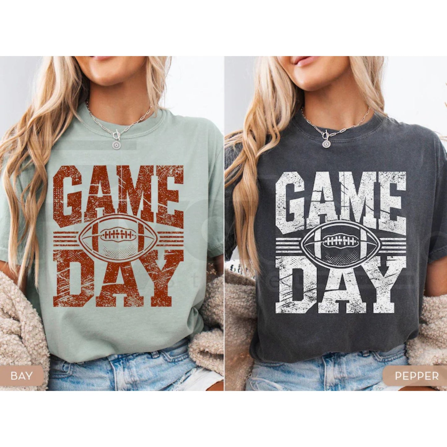 Comfort Colors Football Season Shirt Football Mama Game Day T-Shirt