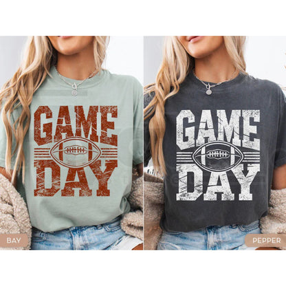 Comfort Colors Football Season Shirt Football Mama Game Day T-Shirt