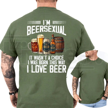 I'm Beersexual T-Shirt – Funny Beer Lover Humor Graphic Tee
