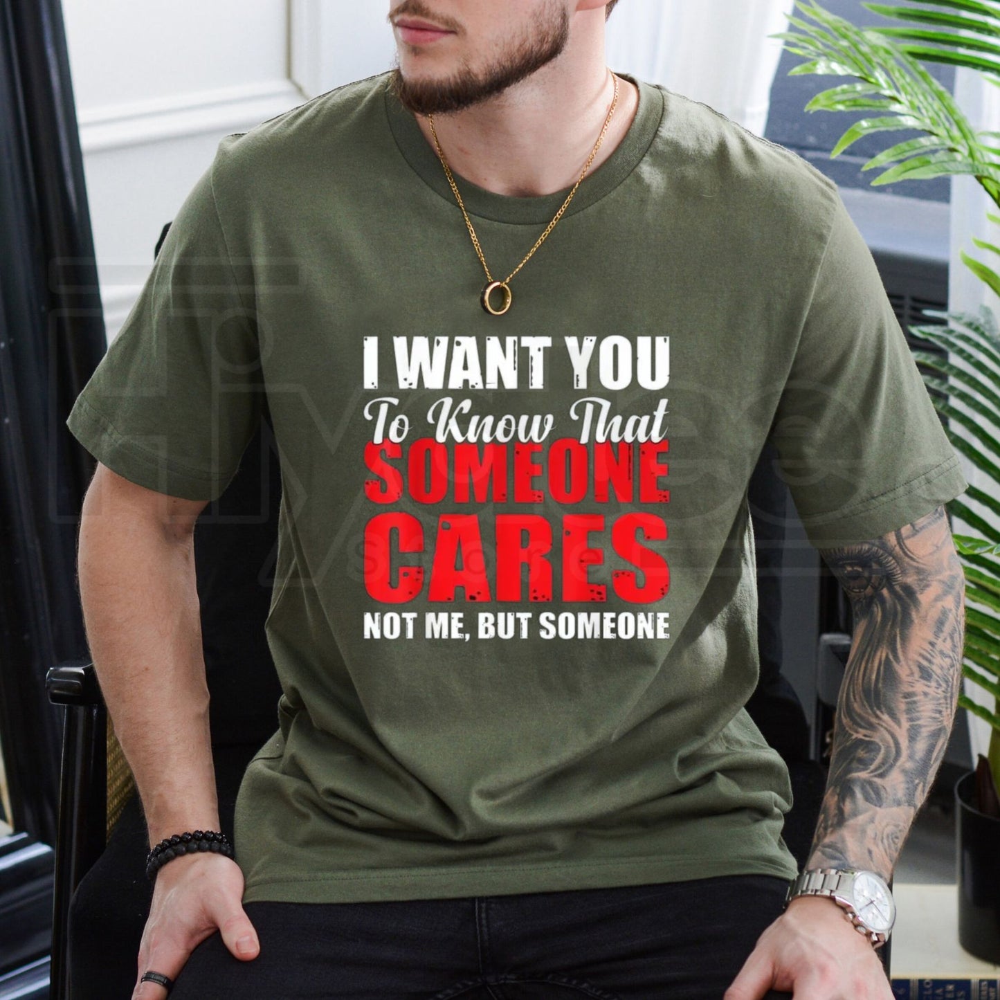 I Want You to Know Someone Cares Not Me T-Shirt – Funny Sarcastic Quote Tee