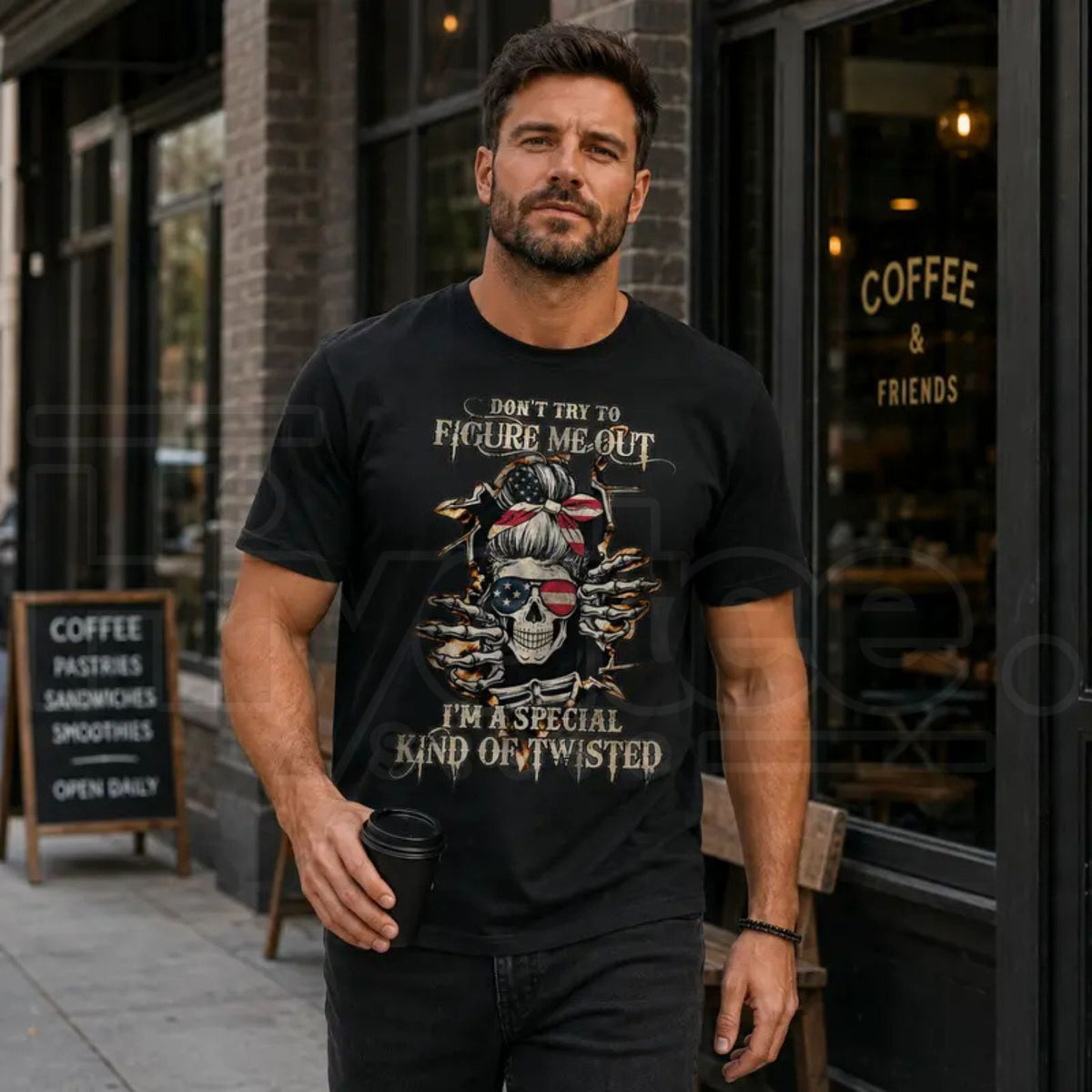 Men's Dark Humor Graphic T-Shirt – Sarcastic Pure Cotton Short Sleeve Tee