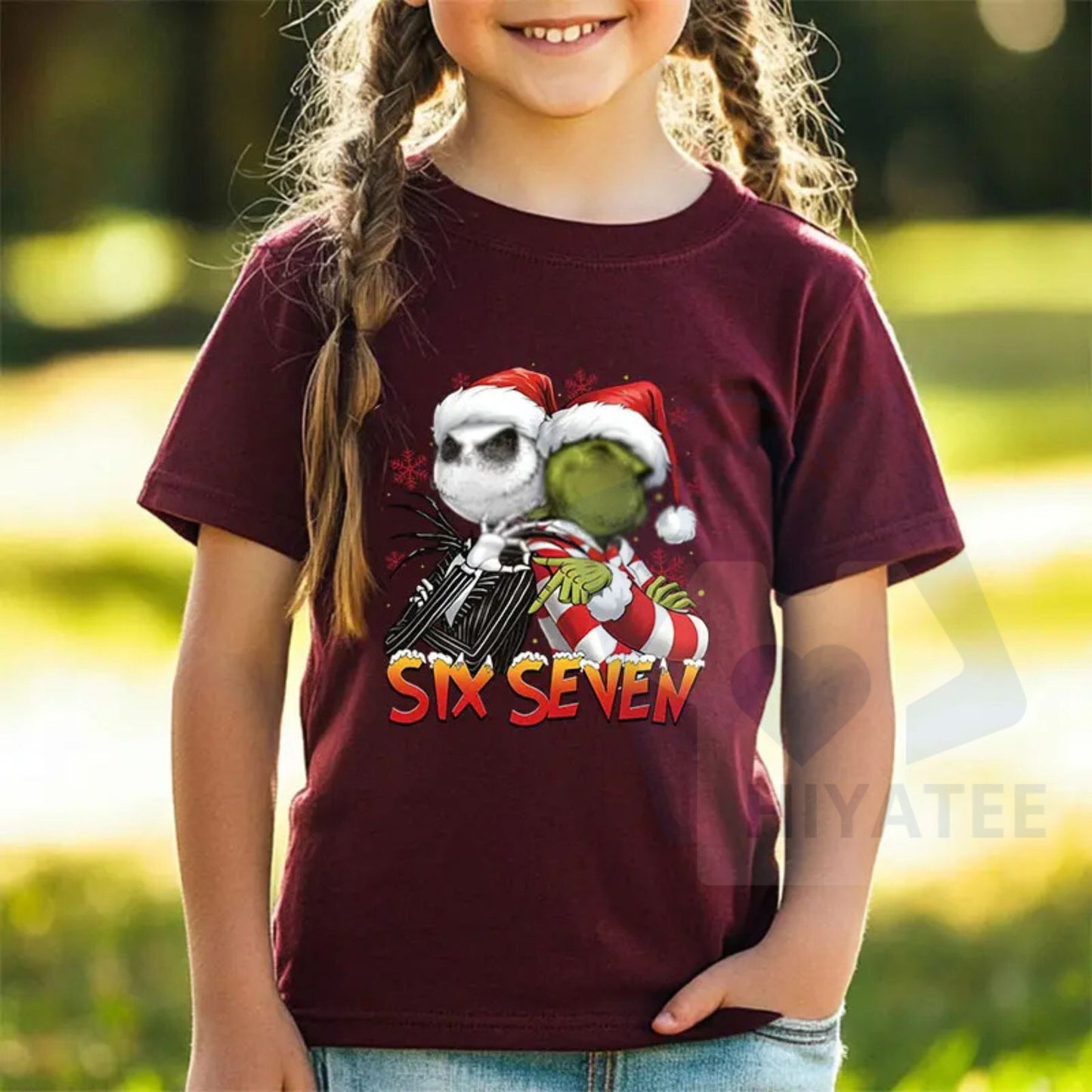 Christmas 67 T-Shirt – Six Seven X-mas Santa 6 7 Tee | Trending Graphic Gift