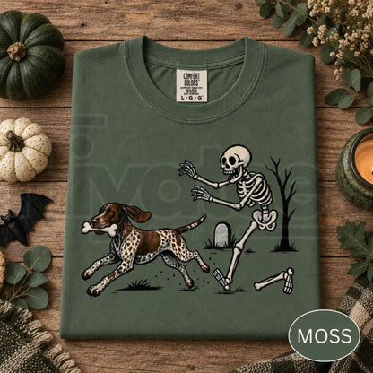 Comfort Colors Funny Halloween GSP German Shorthaired Pointer Tee