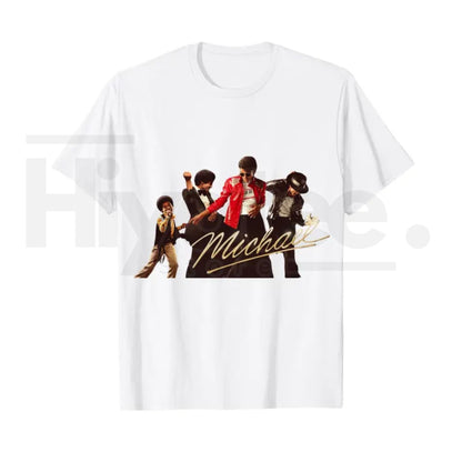 Michael Jackson Iconic Pose T-Shirt – Signature Sparkling Jacket Design Tee, Retro King of Pop Culture Premium Music Fan Gift