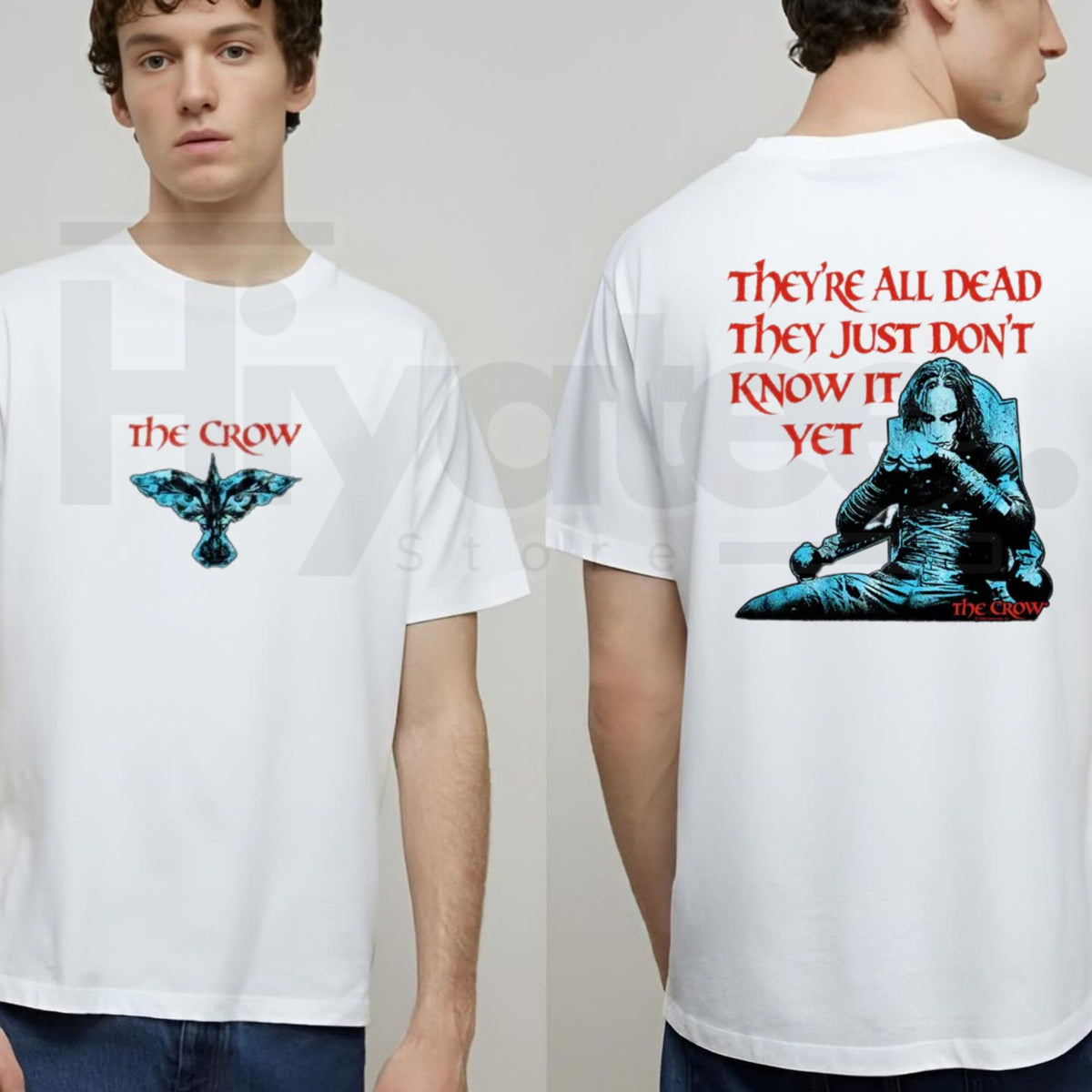 The Crow They're All Dead T-Shirt – Eric Draven Vintage Graphic Tee