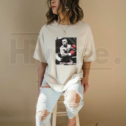 "Iron Mike" – Vintage Autographed Boxing Graphic Top