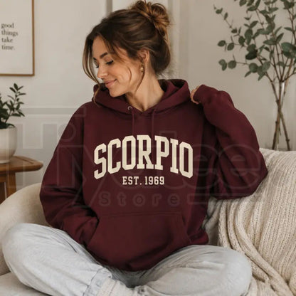 Full 12 Zodiac Minimalist Hoodie