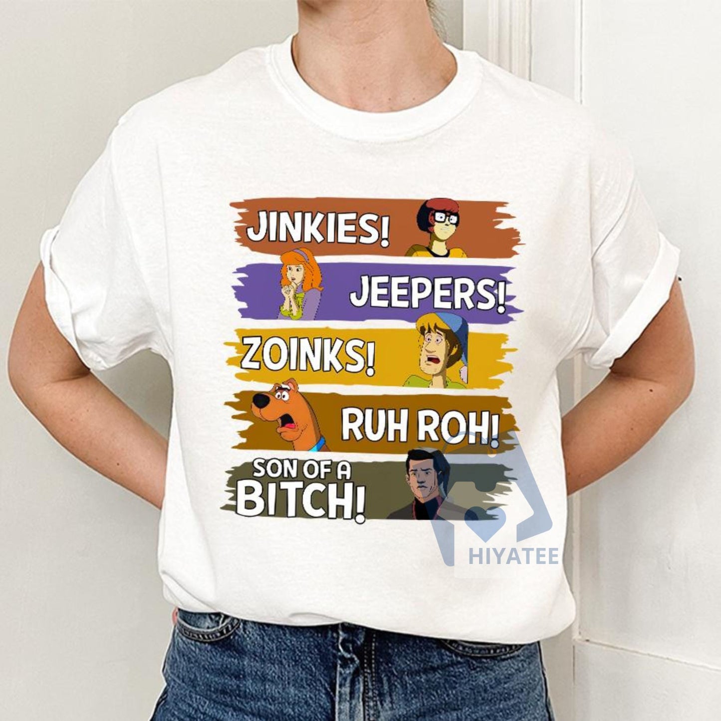 Scooby Catchphrases T-Shirt – Meddling Kids Cartoon Tee, Vintage Mystery Gang Shirt, Classic Childhood Graphic