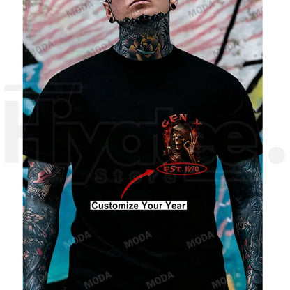 Chaosmoda Generation X Skull Graphic Tee