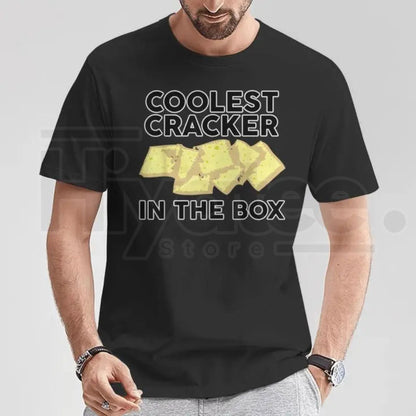 "Coolest Cracker" – Funny Sarcastic Bold Graphic Top