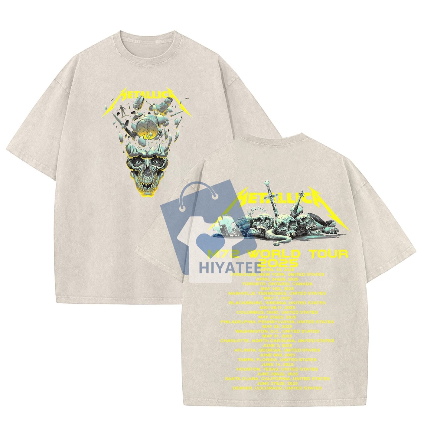 M.72 World Tour 2025 Metal Shirt – Vintage Concert Band Tee