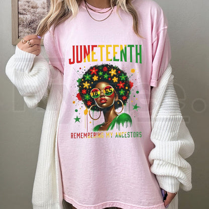 Juneteenth 1865 Women's T-Shirt – Stylish Freedom Day Spring Summer Tee