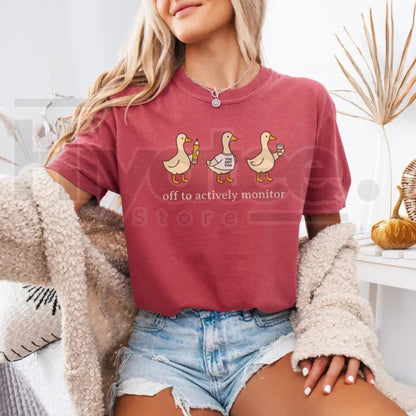Funny Teacher State Testing Goose Tshirt, Test Day Funny Gift For Teacher Testing Coordinator
