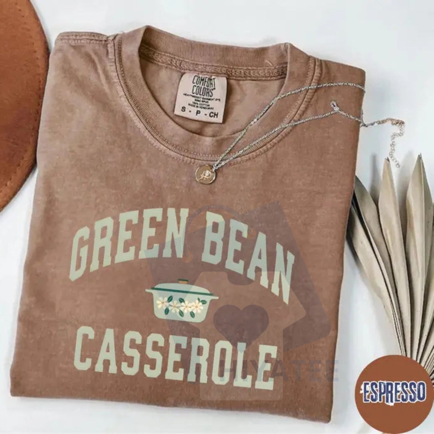 Comfort Colors Green Bean Casserole Shirt – Funny Thanksgiving T-Shirt, Holiday Cooking Humor Tee, Turkey Day Outfit