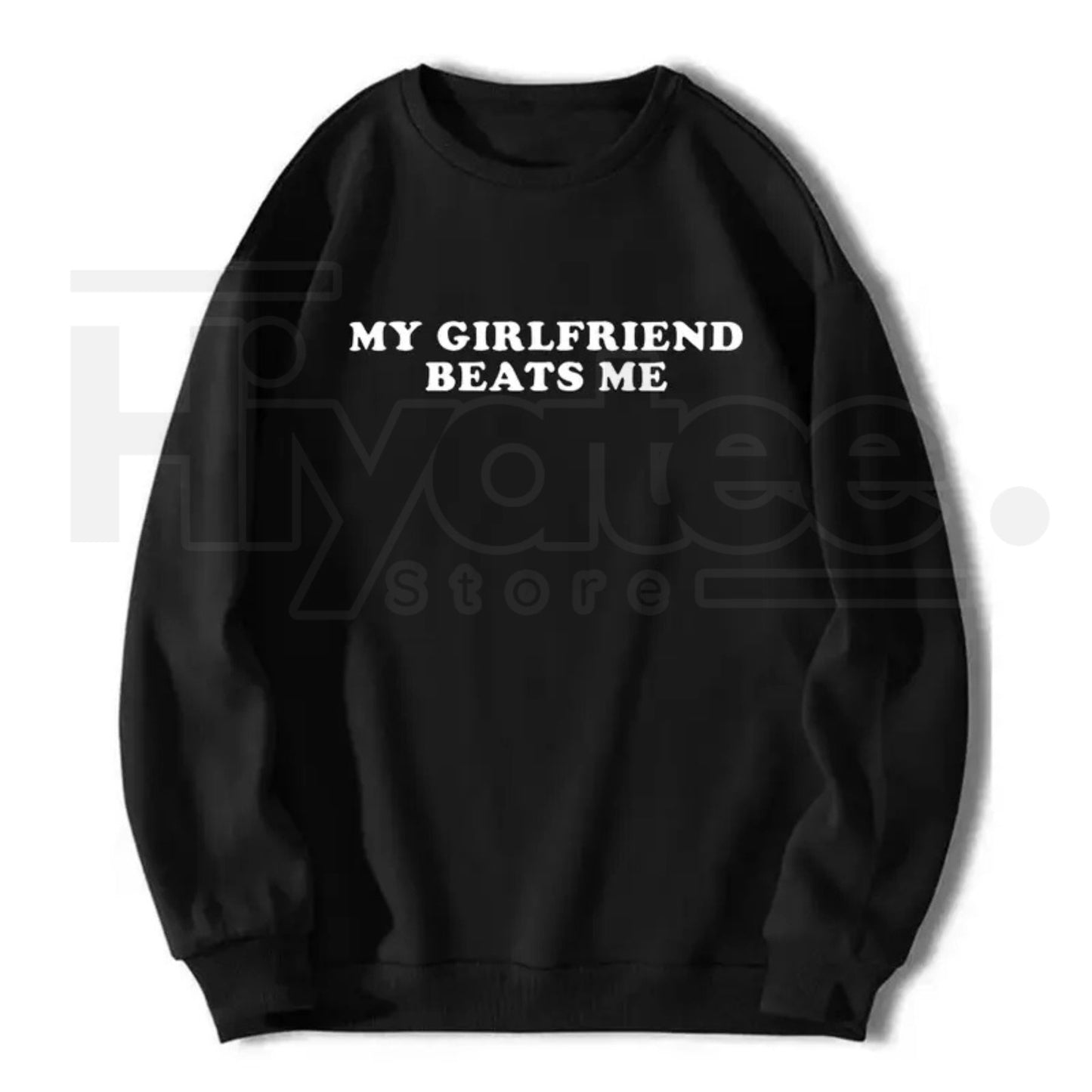 "My Girlfriend Beats Me" – Humorous Relationship Couple Aesthetic Top
