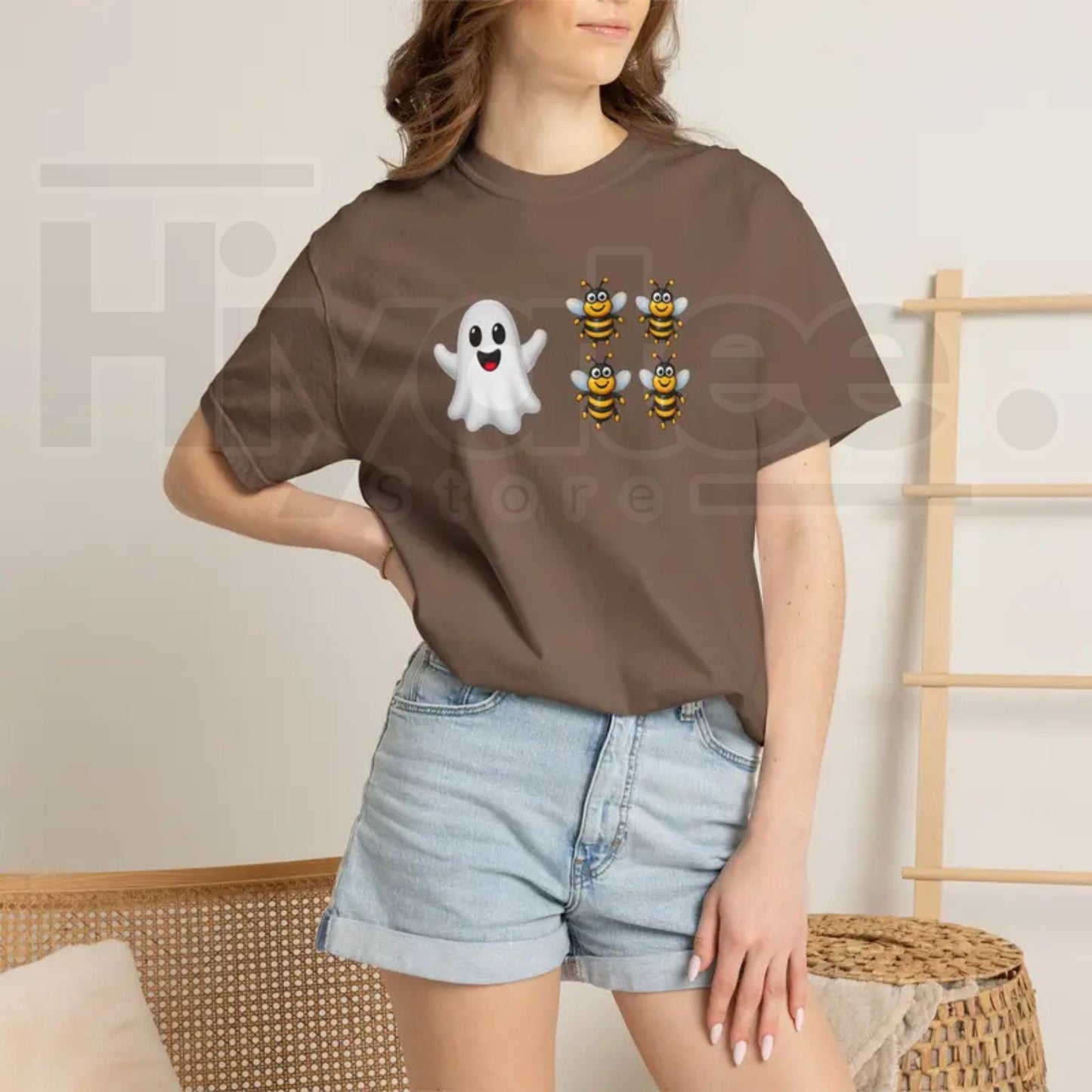 Funny Emoji Puzzle Halloween Shirt – Bo Bees Graphic Tee
