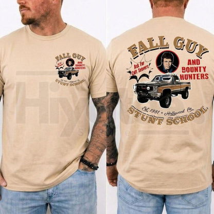 The Fall Guy Vintage T-Shirt – Retro 80s Action Movie Stuntman Graphic Tee