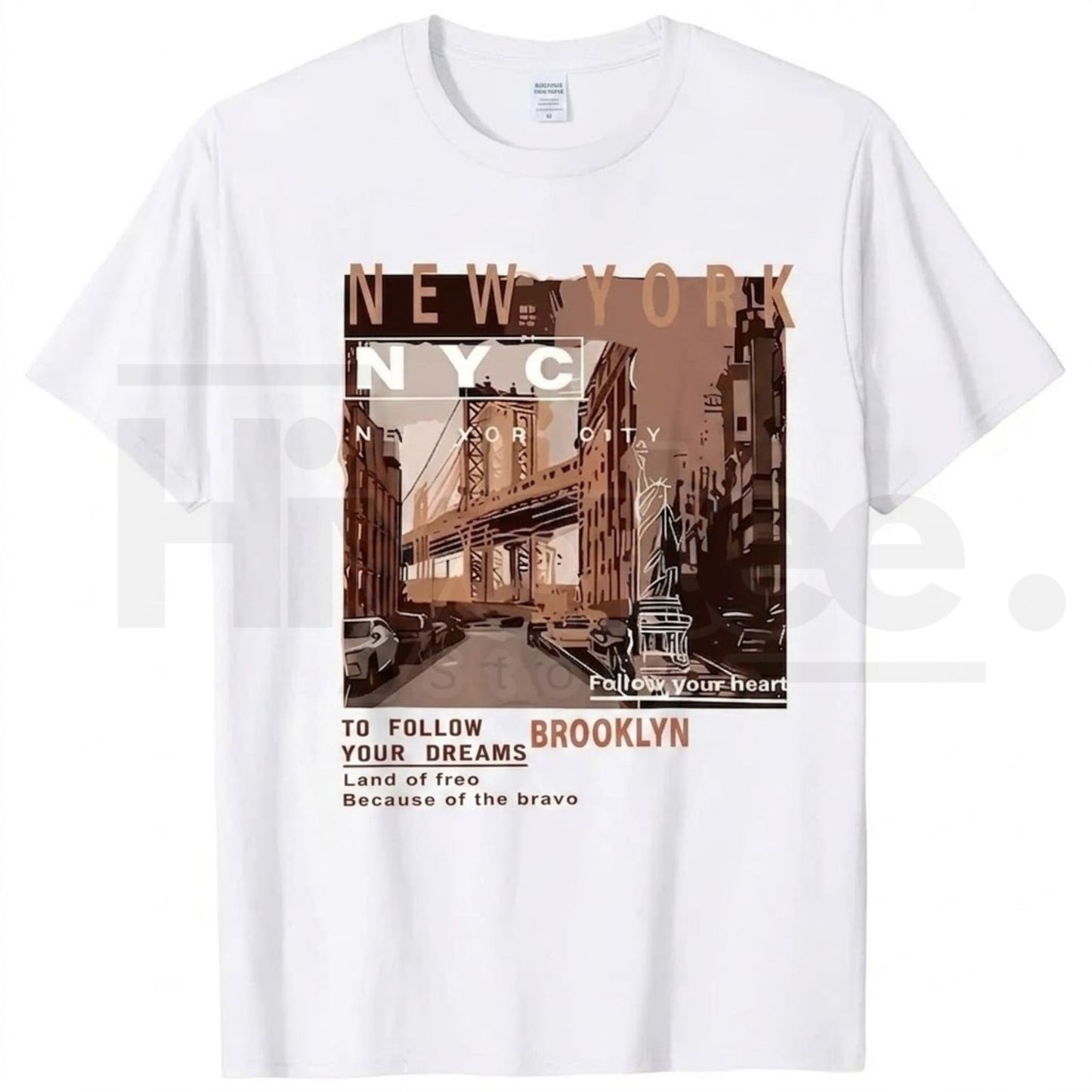 Vintage Photo Style Graphic Print T-Shirt – Retro Aesthetic Casual Tee, Streetwear Graphic Print Top