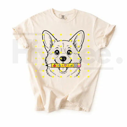 Comfort Colors 50+ Dog Breeds Back to School Teacher T-Shirt