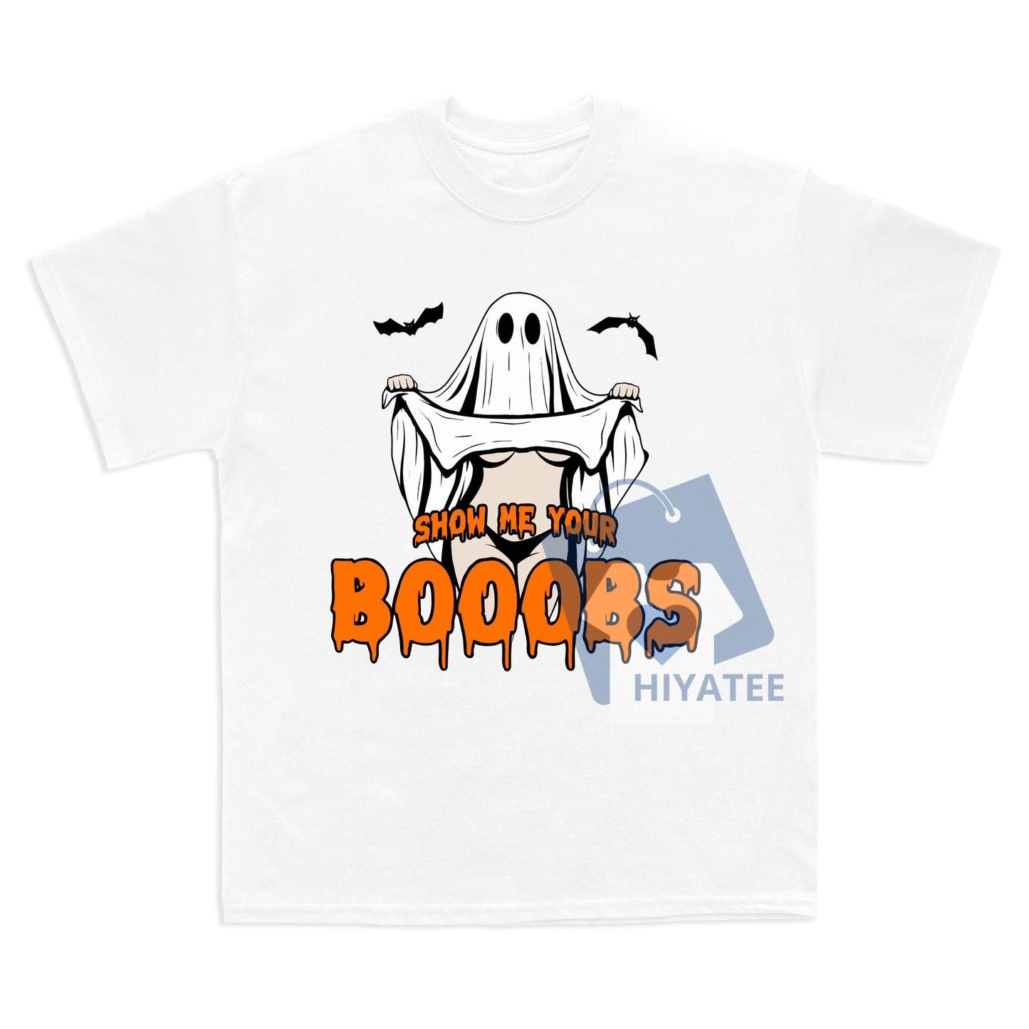 Funny Halloween Ghost T-Shirt – Spooky Season Tee with Trendy Sublimation Print