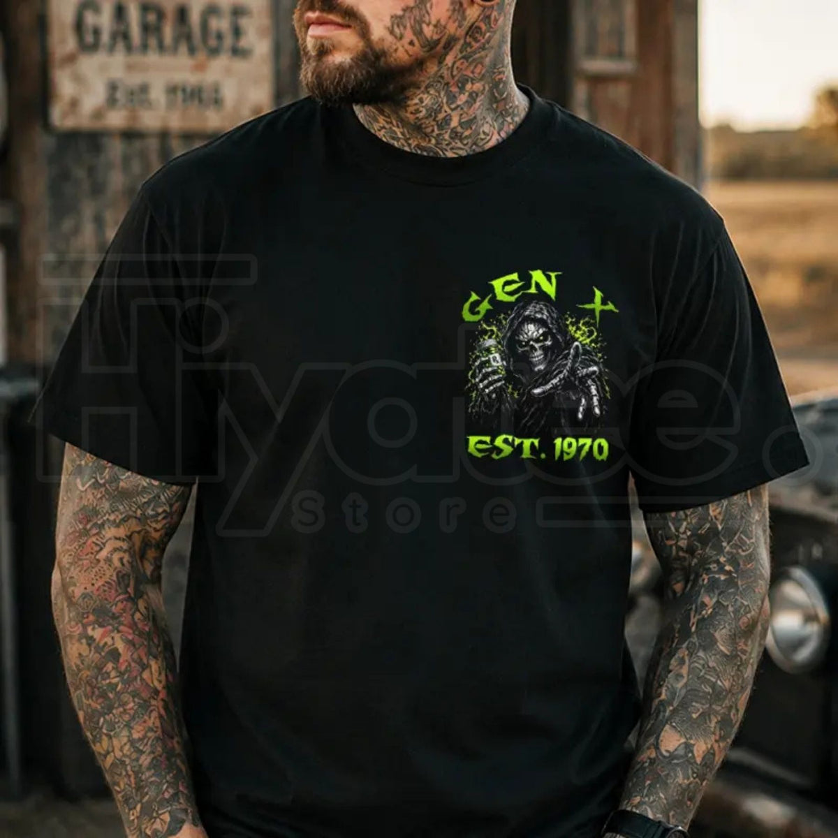 Chaosmoda I Need To Go On Medication Custom Year Skull Graphic T-Shirt