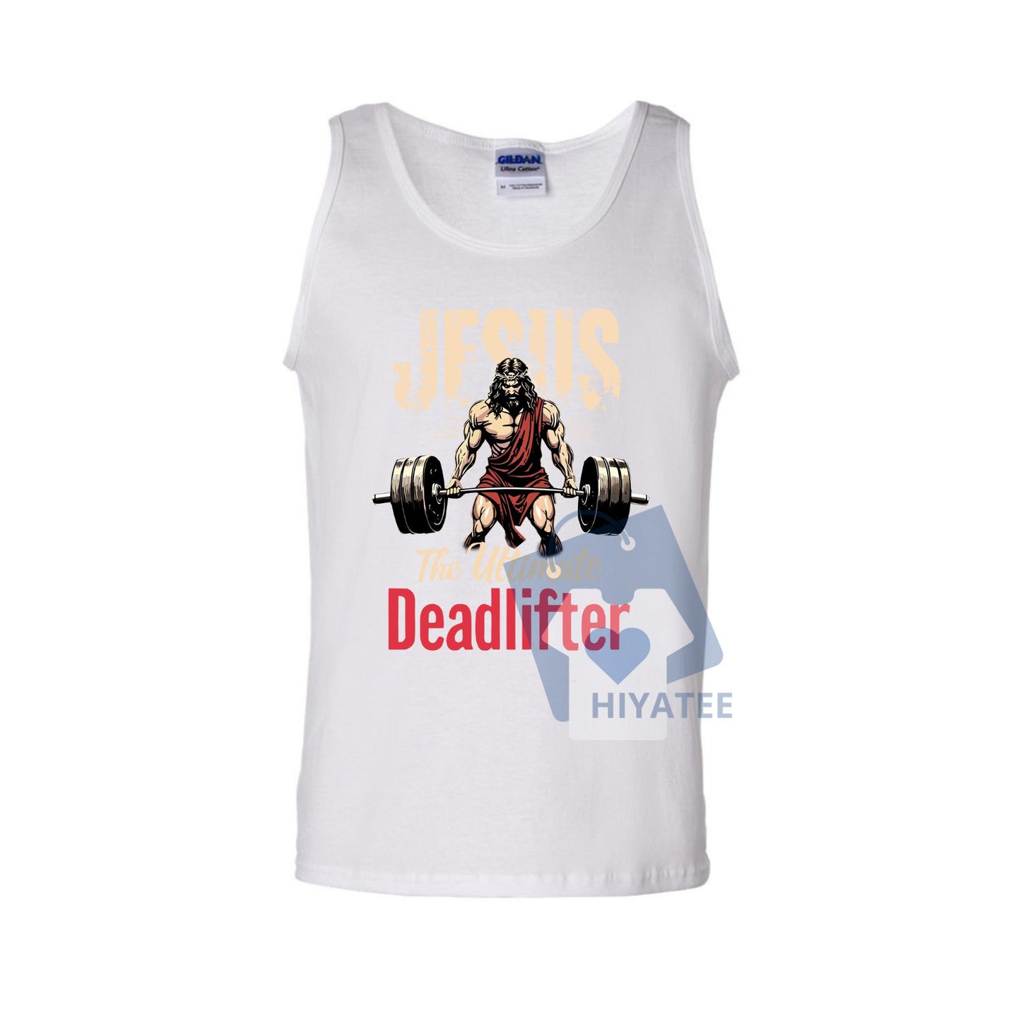 Men’s Jesus Graphic Tank Top – Casual Sleeveless Christian Gym Vest