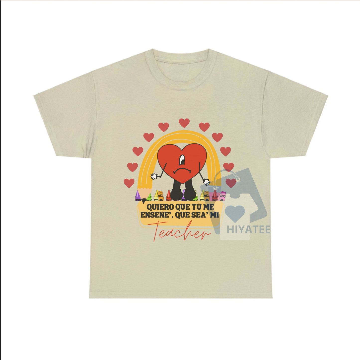 "Quiero Que Seas Mi Teacher" Camiseta Unisex – Regalo Ideal para Profesores