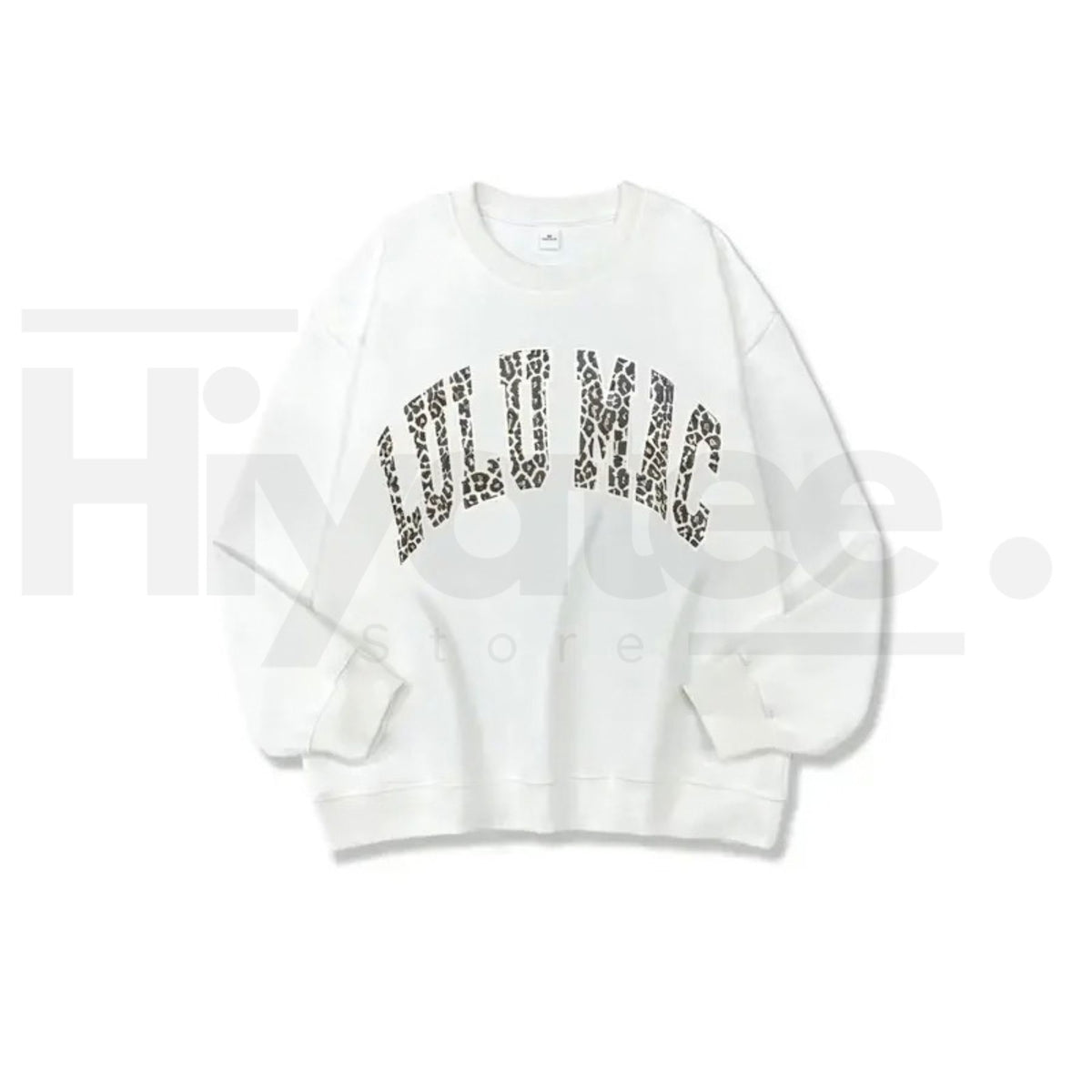 LULUMAC Women's Letter Print Crew Neck Sweatshirt – Casual Cozy Long Sleeve Pullover