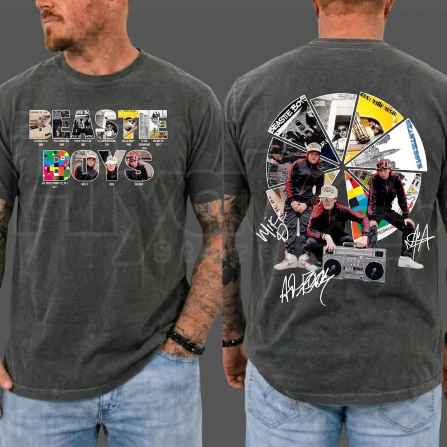 Beastie Boys Vintage Album T-Shirt – 90s Hip Hop Rap Streetwear Tee