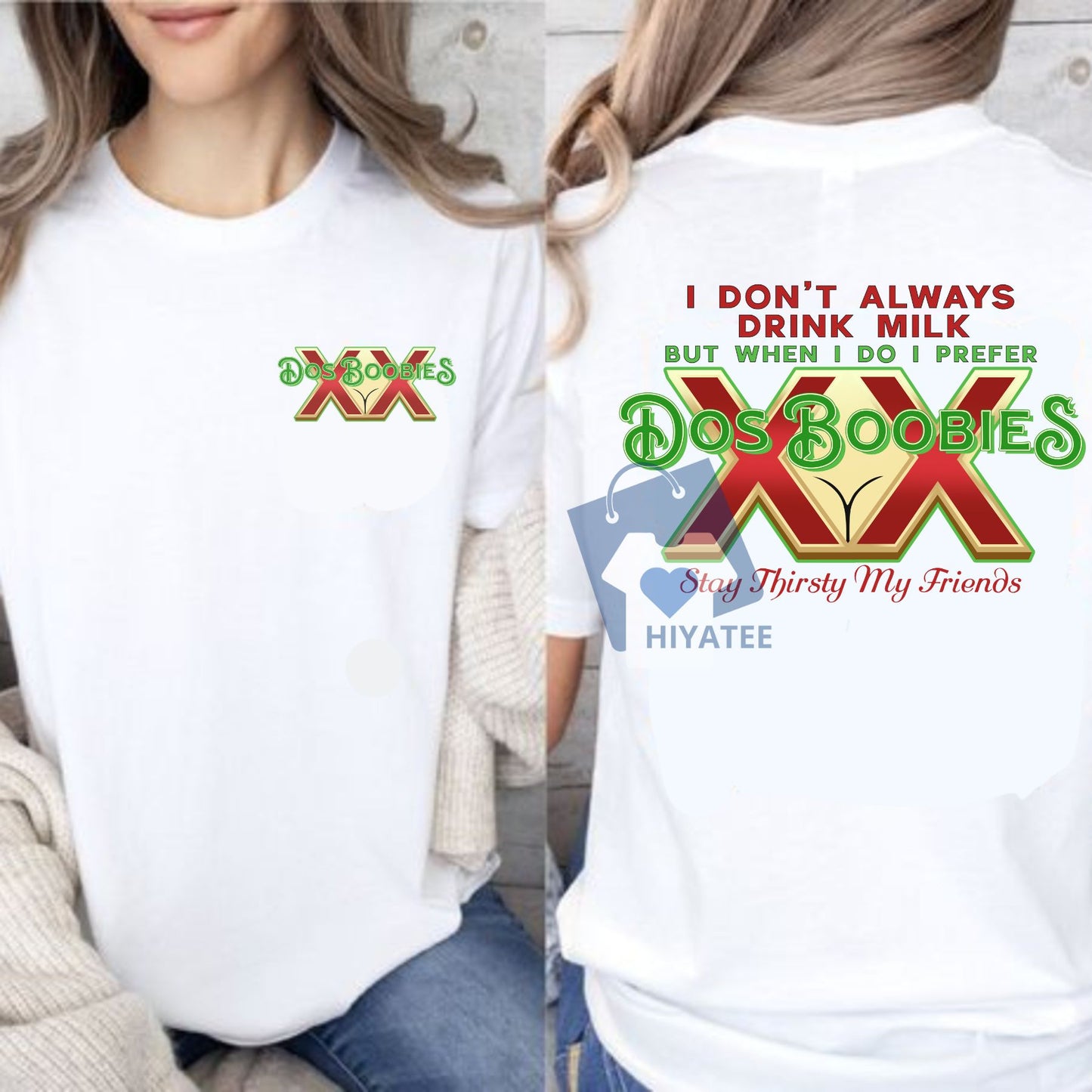 Dos Boobies – Funny Men’s Casual Cotton T-Shirt