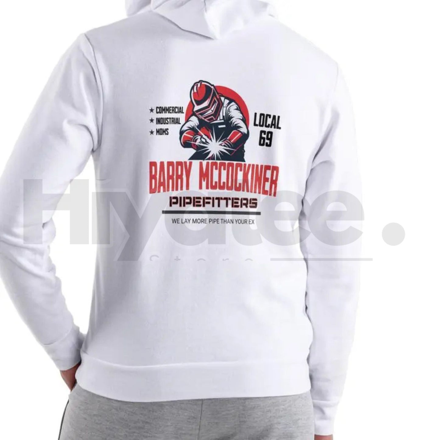 Barry McCockiner Pipefitters Local 69 Funny Hoodie