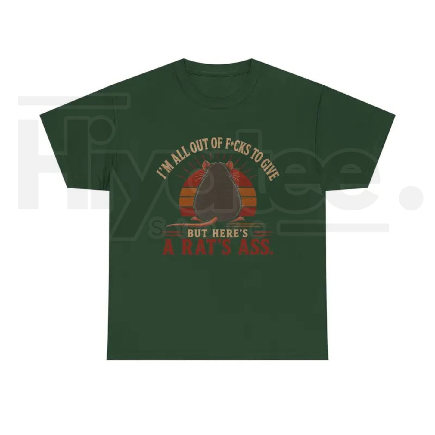 I'm All Out of F*cks to Give Rat T-Shirt – Funny Vintage Rat Graphic Tee