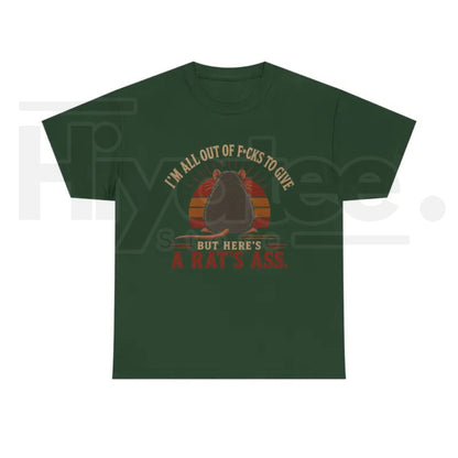 I'm All Out of F*cks to Give Rat T-Shirt – Funny Vintage Rat Graphic Tee