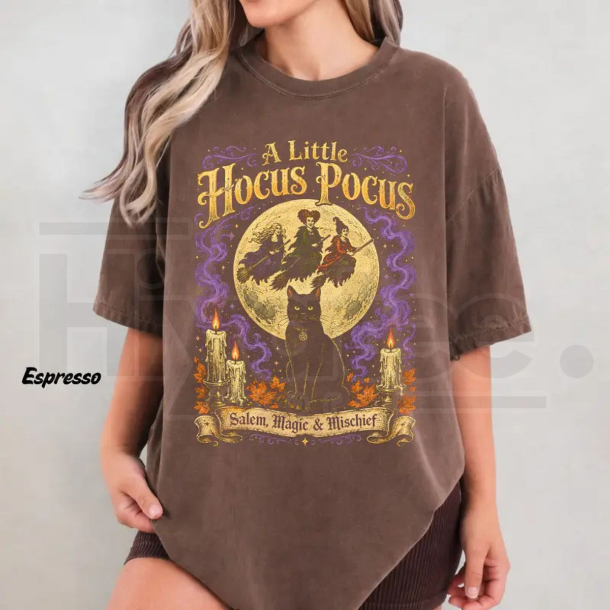 Comfort Colors Hocus Pocus Inspired Halloween Witch Tee