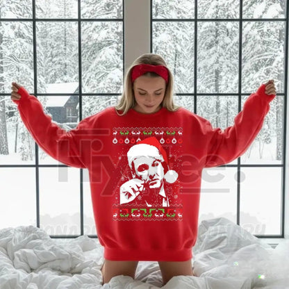 Tony Soprano Ugly Christmas Sweatshirt