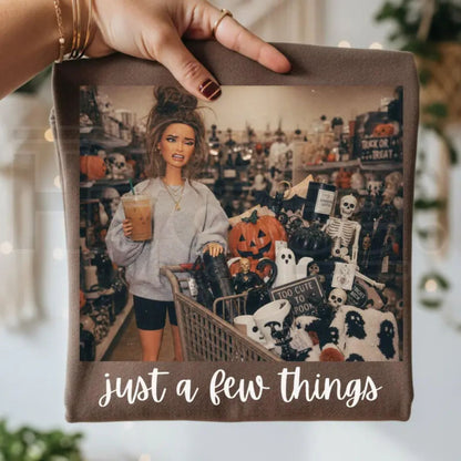 Comfort Colors Just A Few Things Halloween Doll Face T-Shirt