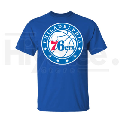 Philadelphia 76ers Logo T-Shirt – Vintage NBA Basketball Graphic Tee