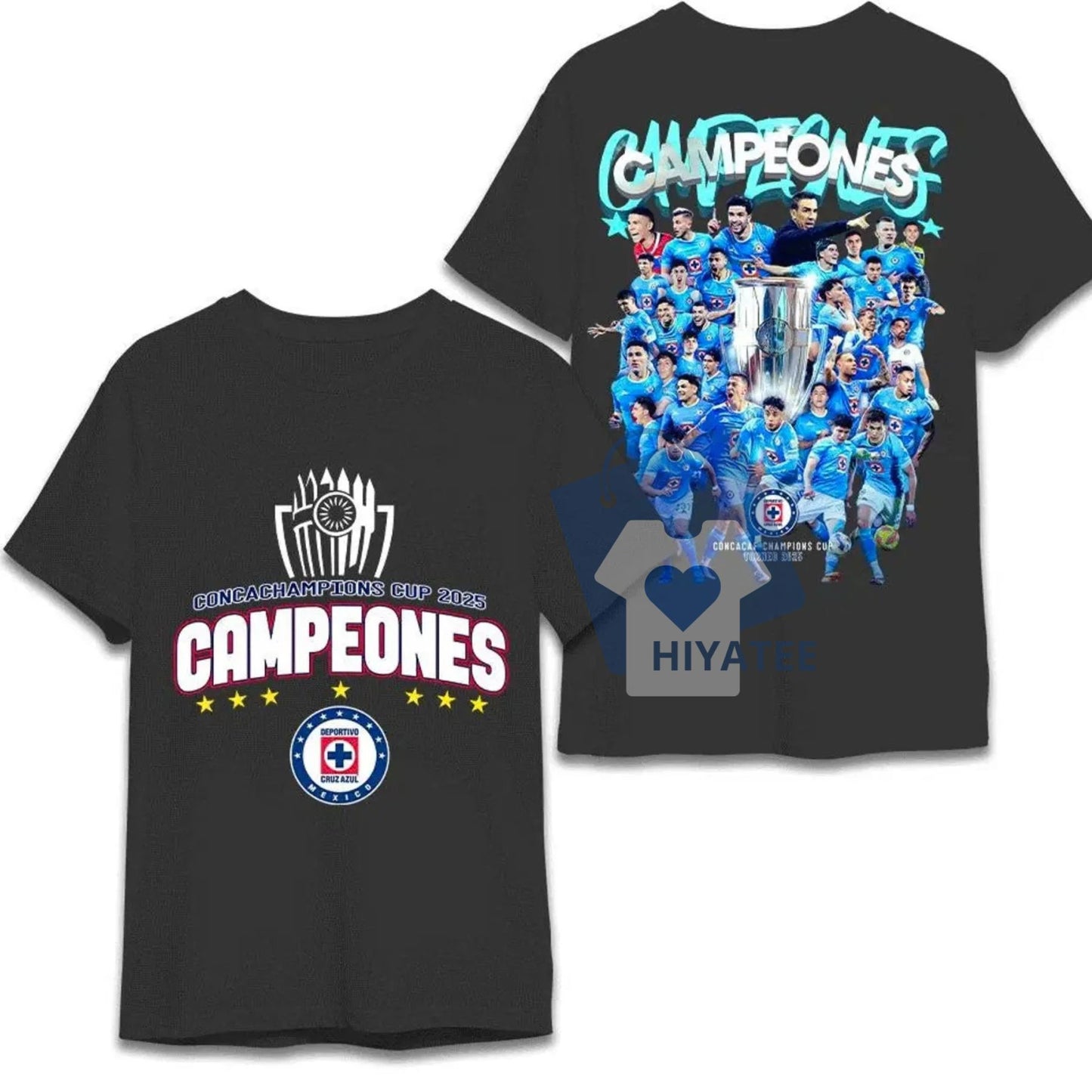 Cruz Azul Campeones 2025 Shirt – 7-Time CONCACAF Champions Cup Winners Tee