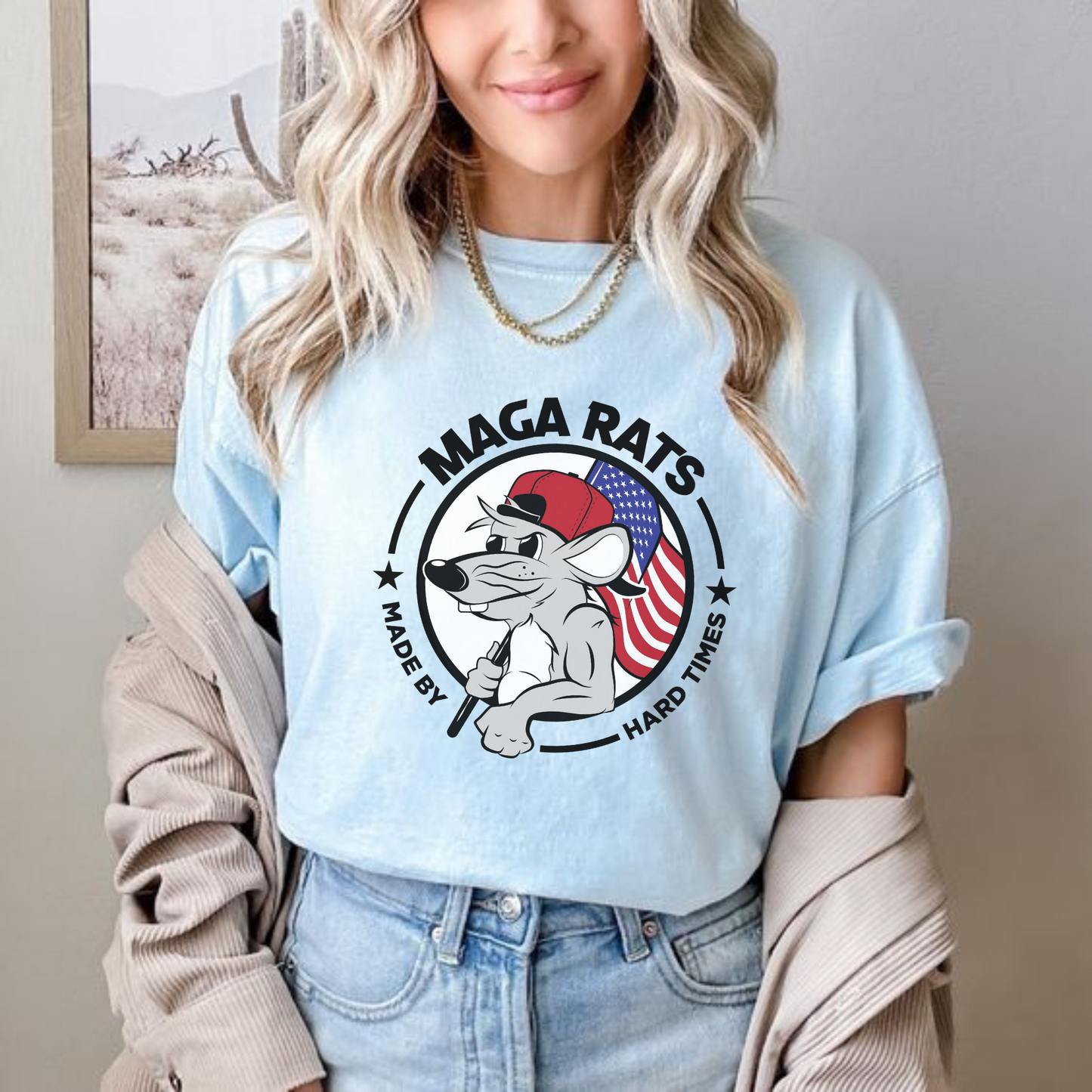 MAGA RATS Classic T-Shirt – Funny Political Statement Tee