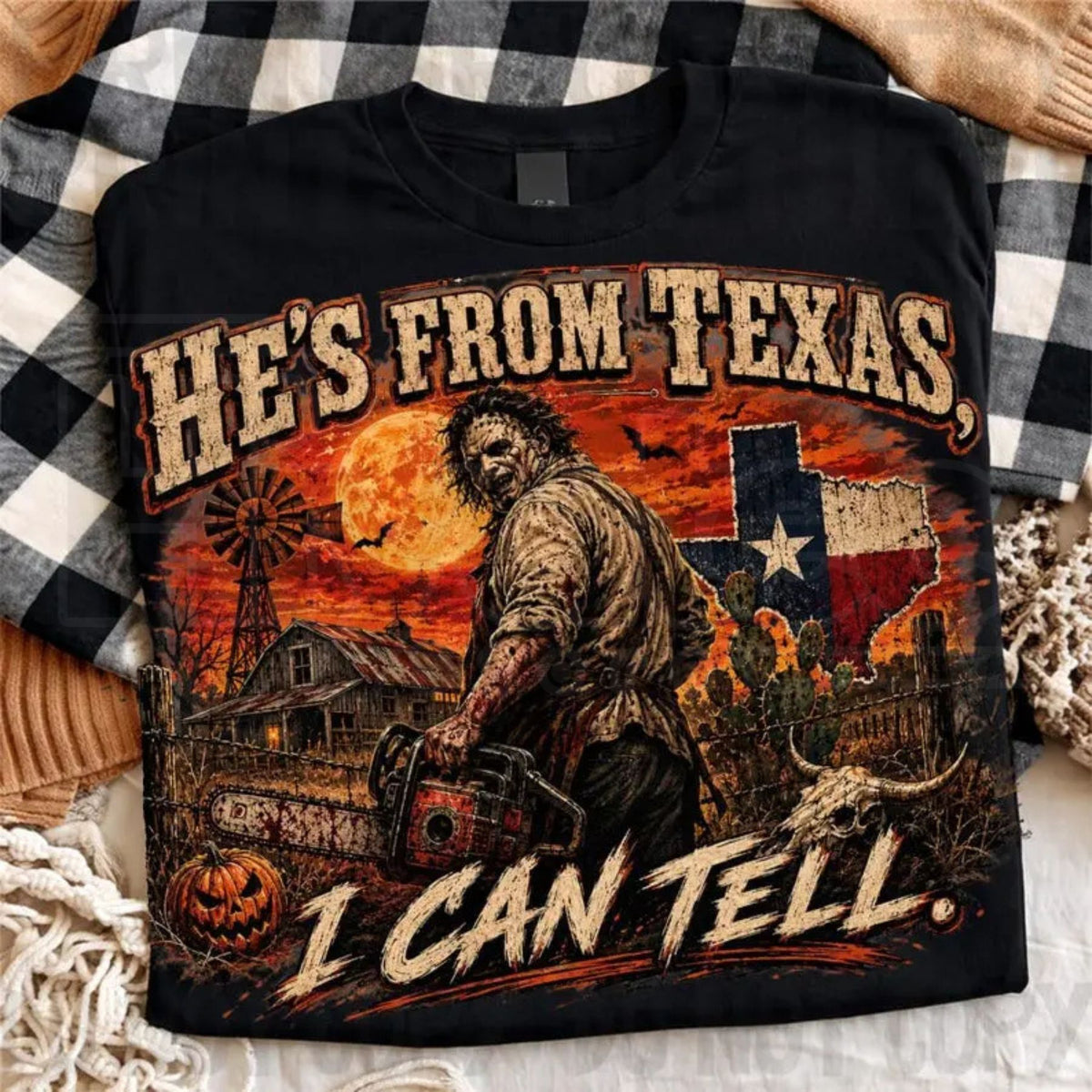 Retro Horror Halloween Summerween Comfort Colors Graphic Tee