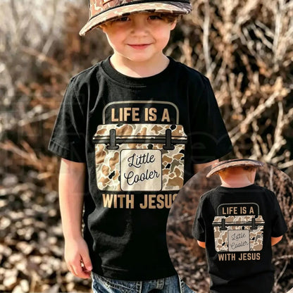 Boys Christian Faith Graphic T-Shirt | Southern Lifestyle Sunday School & Church Camp Tee