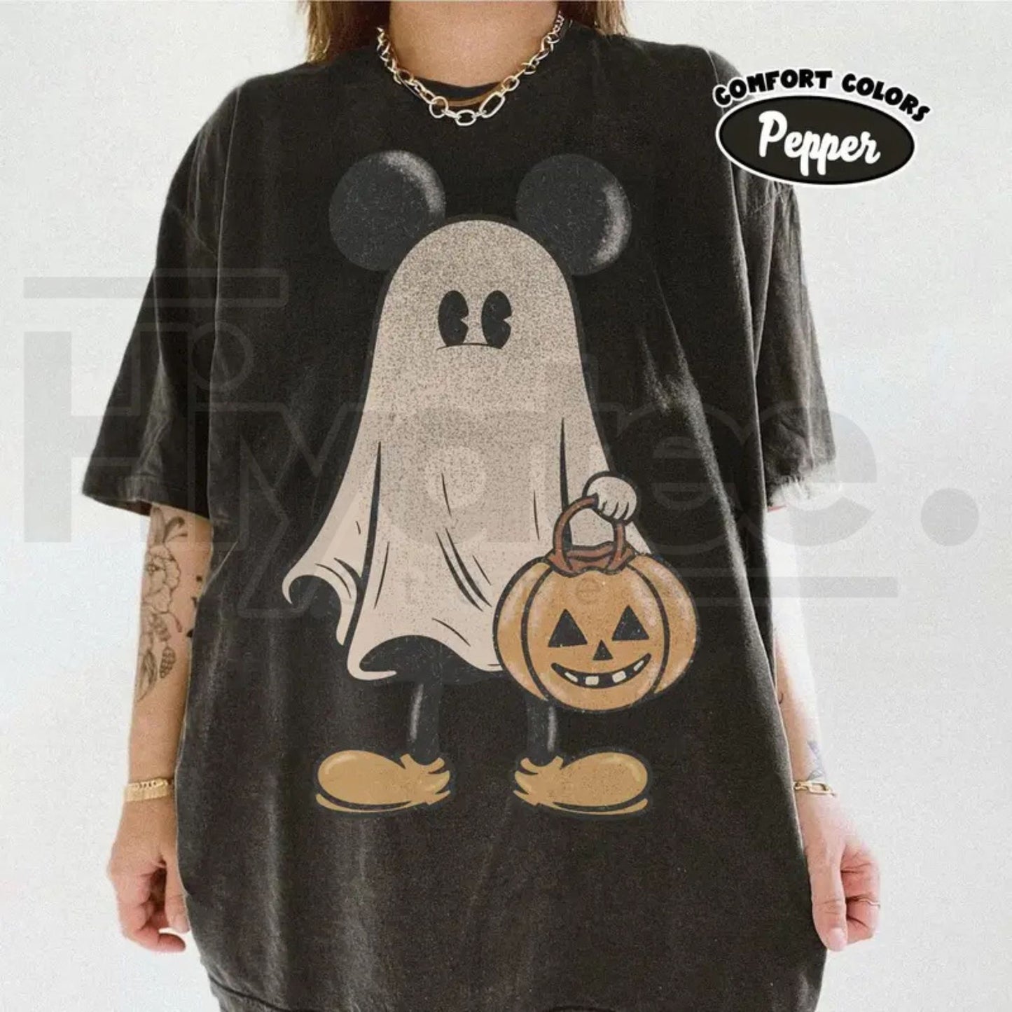 Retro Signature Halloween Shirt Trick or Treat Spooky Party Tee
