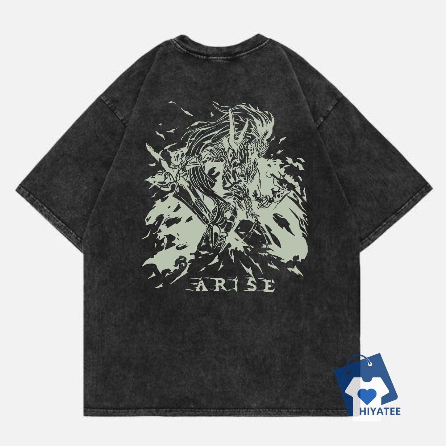 Igris Solo Leveling Vintage Oversized Tee – Shadow Monarch Anime Merch!