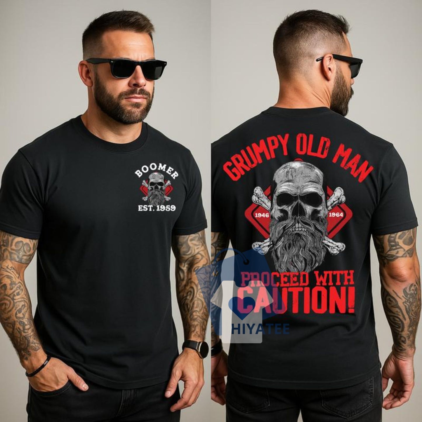 Boomer T-Shirt – Custom Year Baby Boomer Cotton Tee for Men & Women