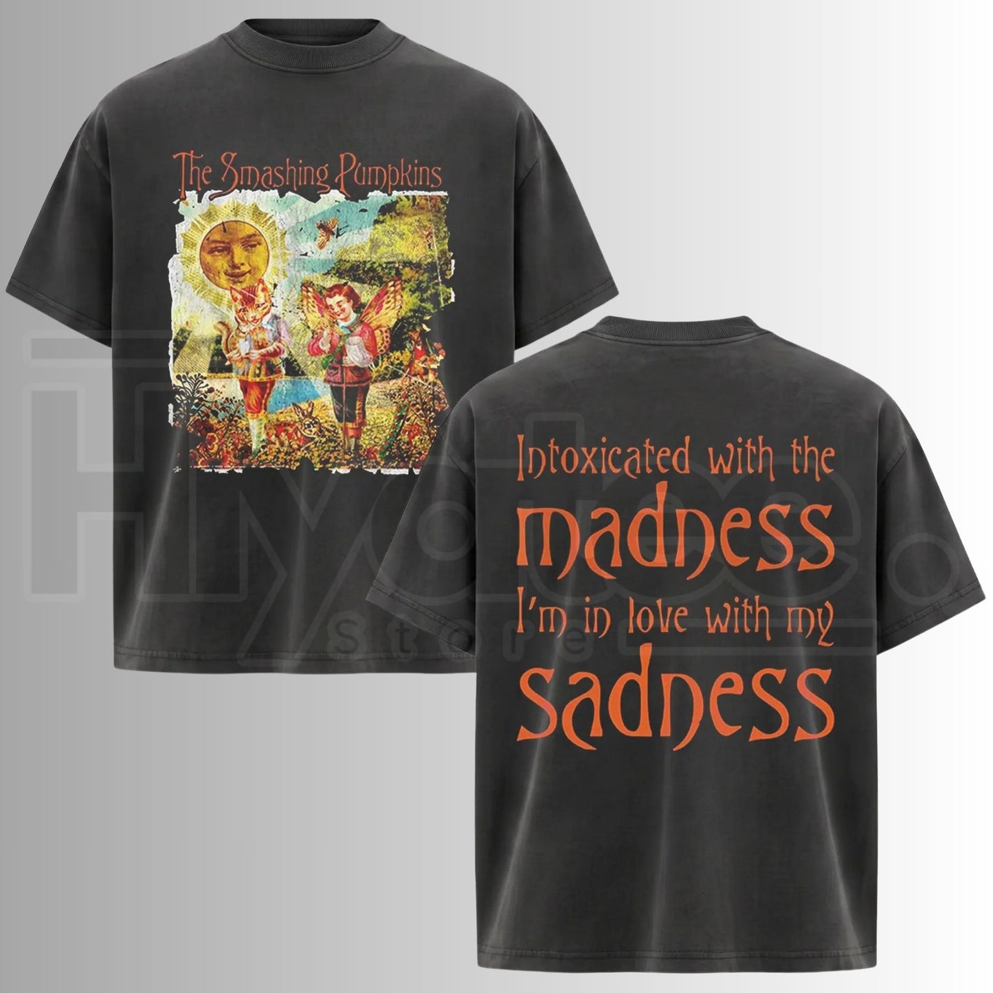 Smashing Pumpkins Vintage Alternative Rock Band T-Shirt – Retro Music Tee