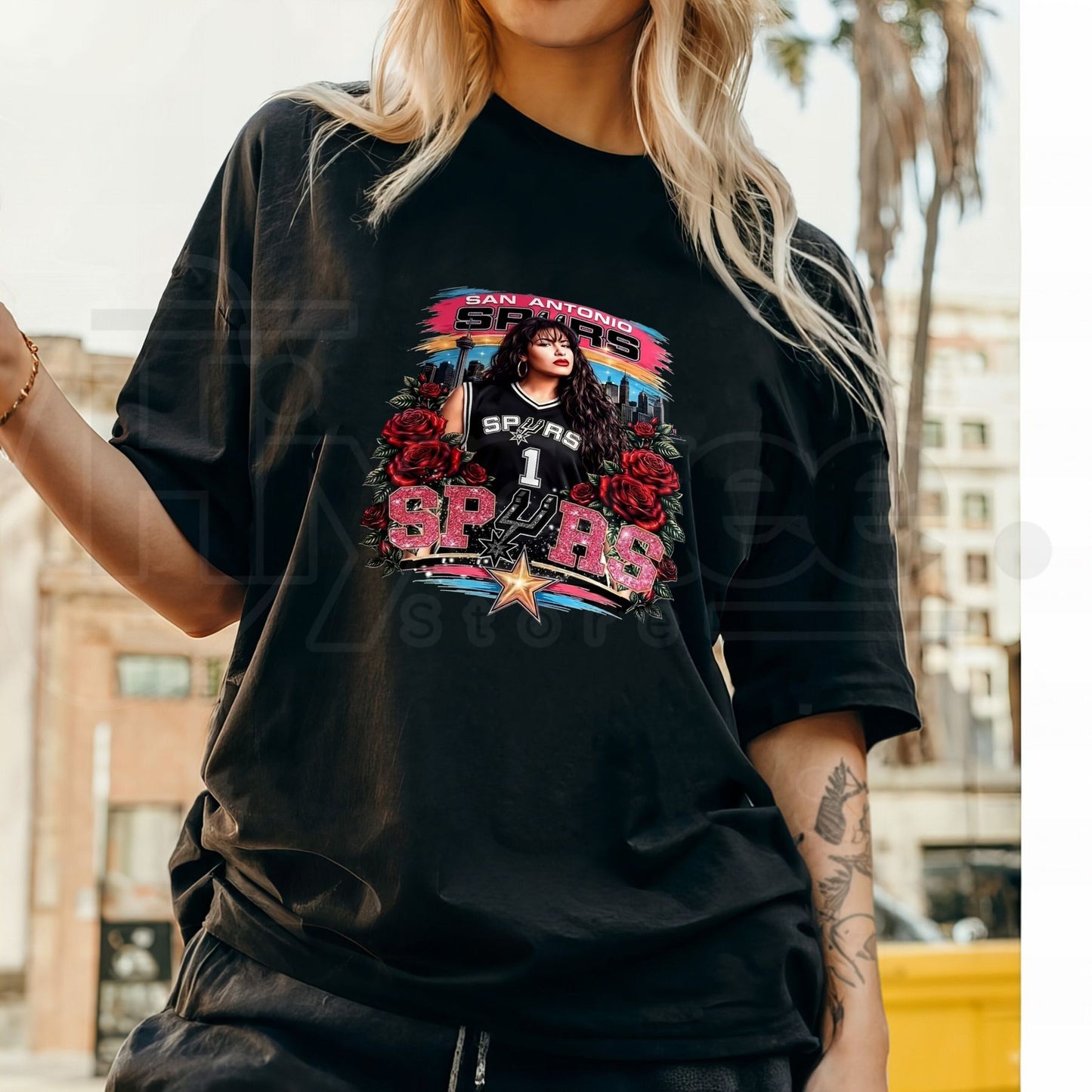 Selena Quintanilla San Antonio Spurs T-Shirt – Vintage 90s Style Graphic Tee, Queen of Tejano Basketball Merch
