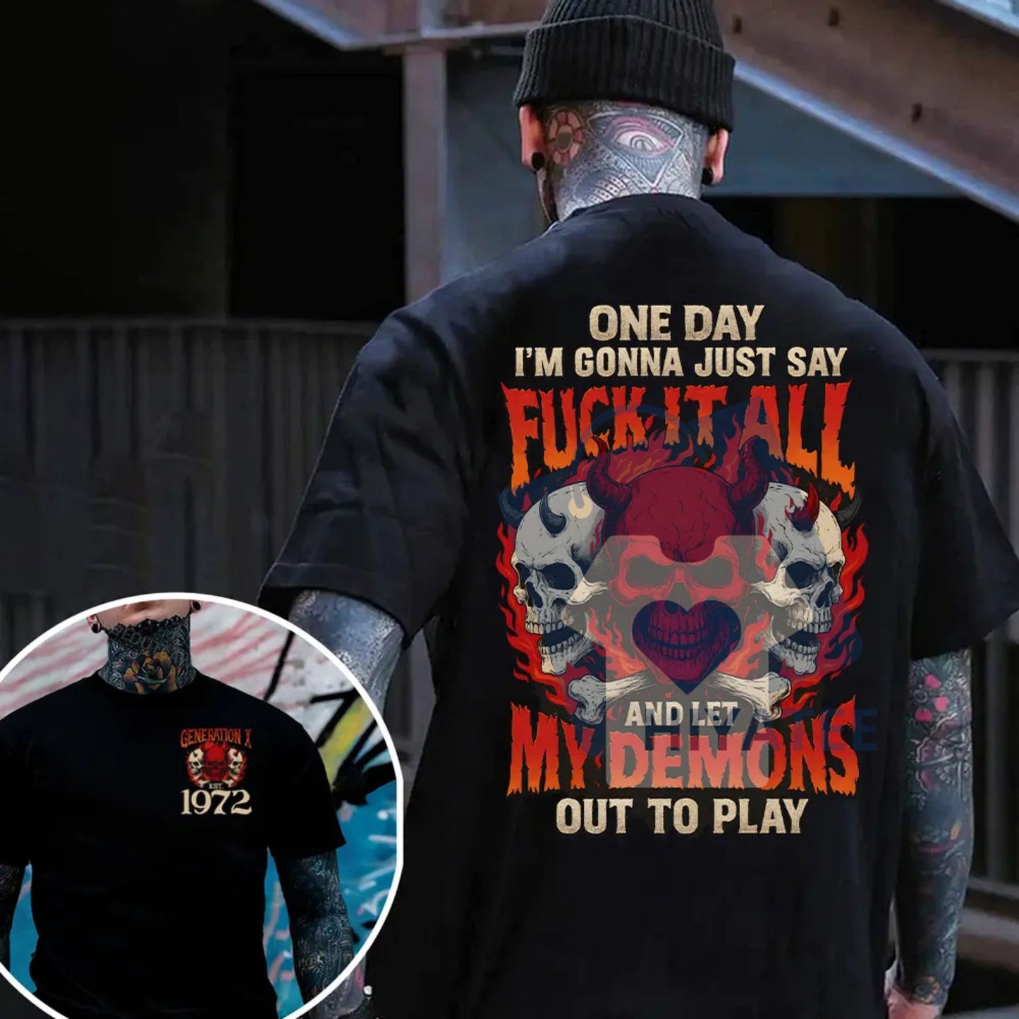 Generation X "F.I.A" & FAFO T-Shirt – Badass Gen X Custom Year Comfort Tee