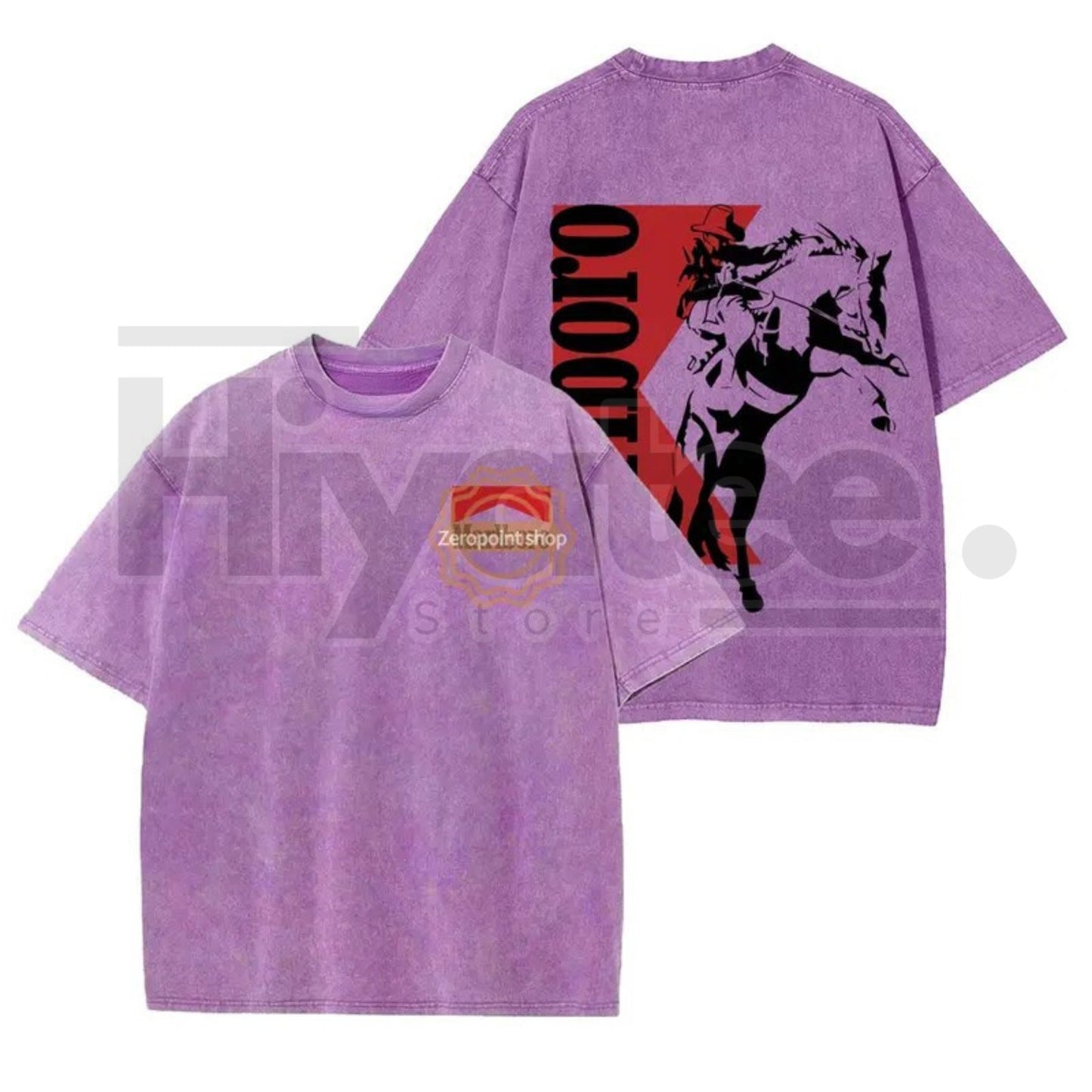 Marlboro Vintage Washed Denim T-Shirt – Bohemian Western Style Unisex Graphic Tee