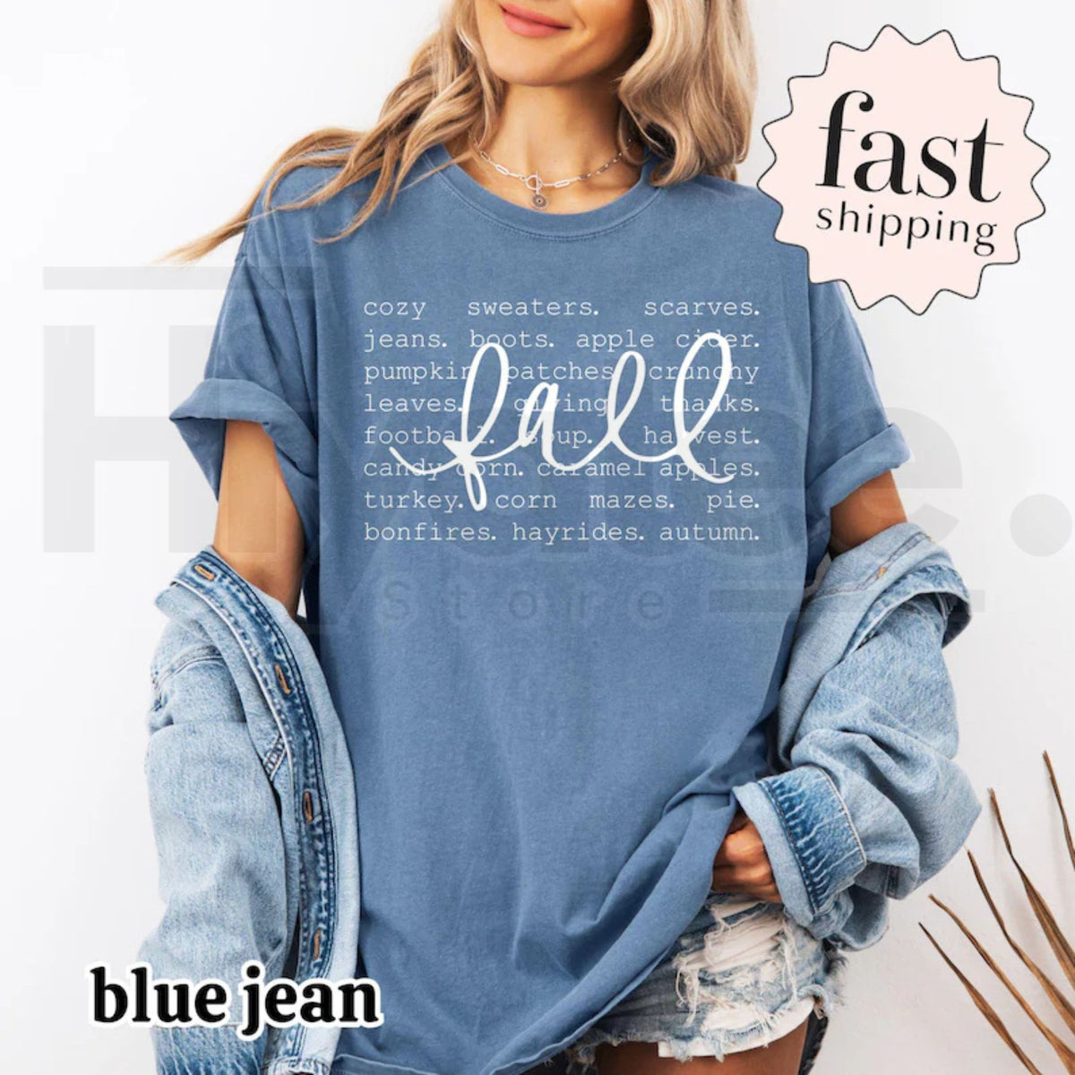 Comfort Colors Cozy Fall Autumn Favorites Pumpkin Patch Tee