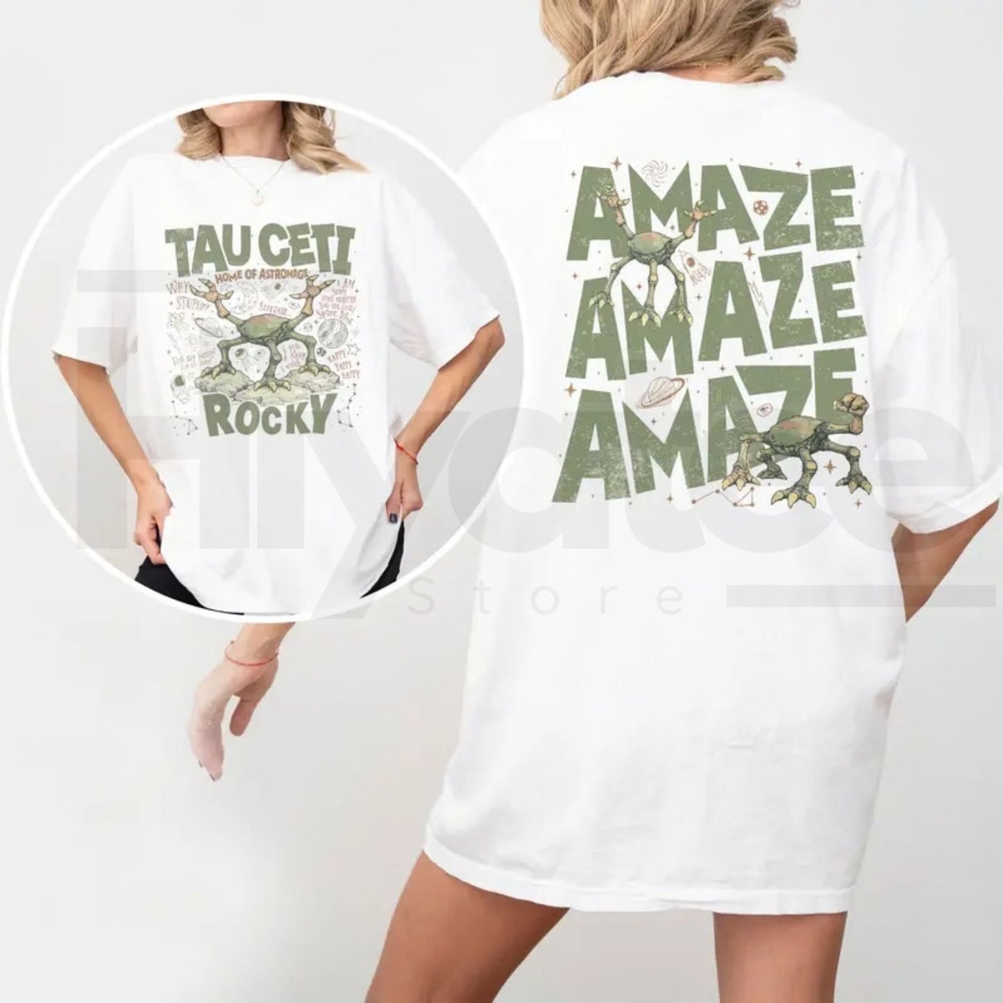 Comfort Colors® Rocky Tau Ceti T-Shirt – Project Hail Mary "Amaze Amaze Amaze" Jazz Hands Sci-Fi Gift